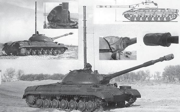 Танк Т-10М с установленным ОПВТ